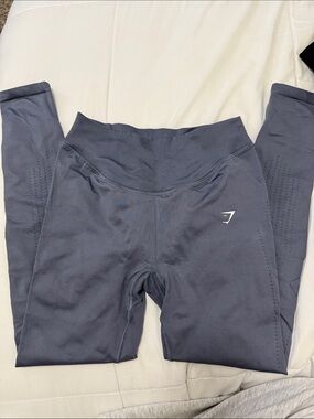 Gymshark Sweat Seamless High-Waist Leggings - Evening Blue